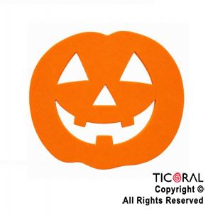 FIGURA CALABAZA MED APLIQUE GOMA EVA x 5